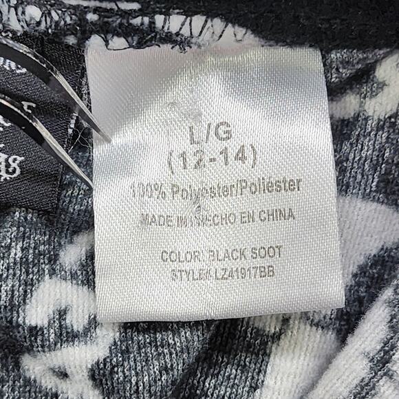 Disney Nightmare Before Christmas Pajama Pants Womens L Black Jack Skellington - Picture 4 of 10